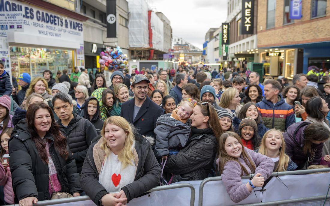Christmas Switch-On crowd