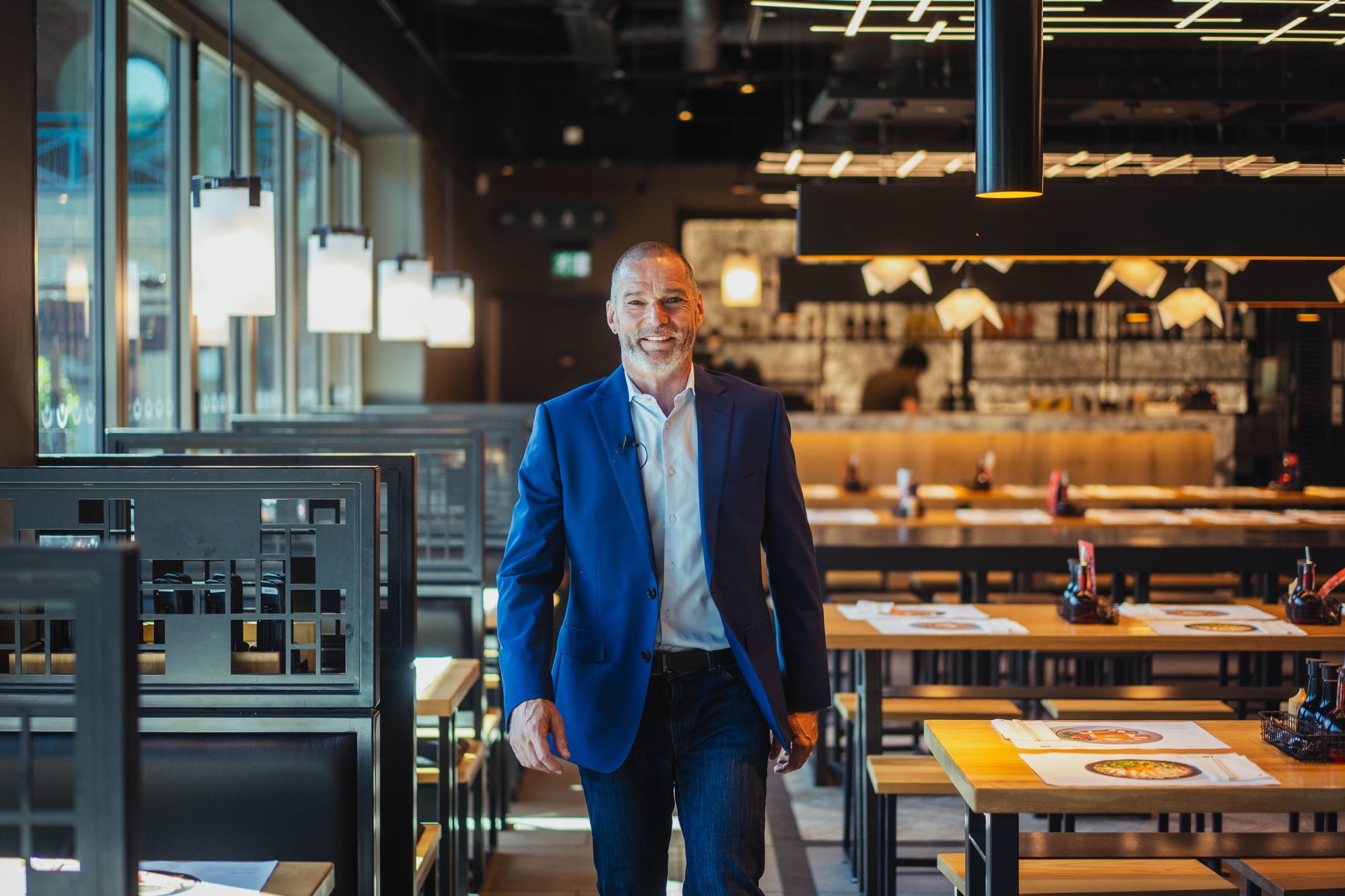 Fred Sirieix visiting a Bromley restaurant
