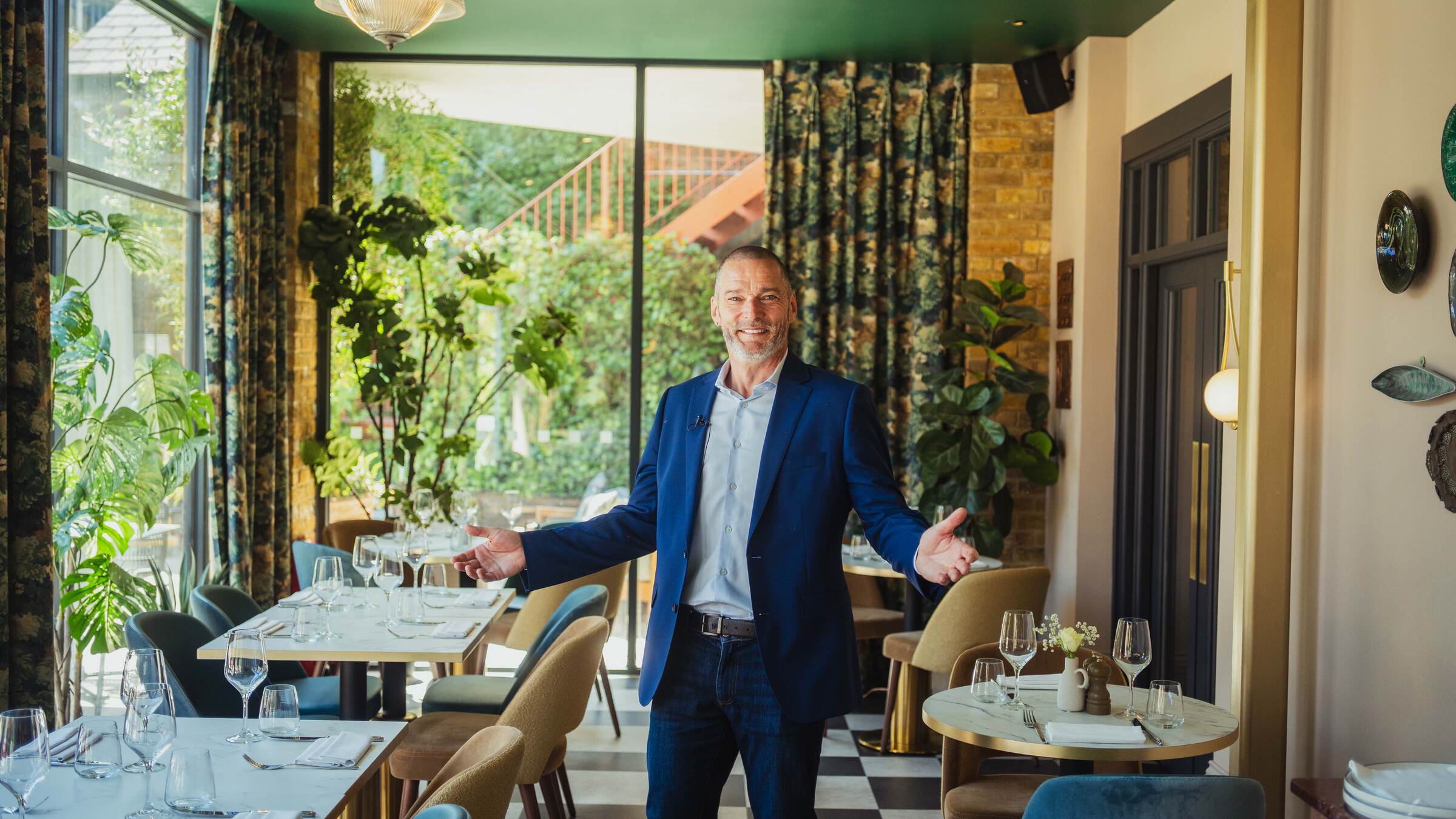 Fred Sirieix welcoming diners to Bromley Restaurant Week